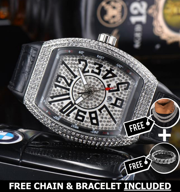 ReyOro Topaz Ice Watch